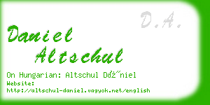 daniel altschul business card